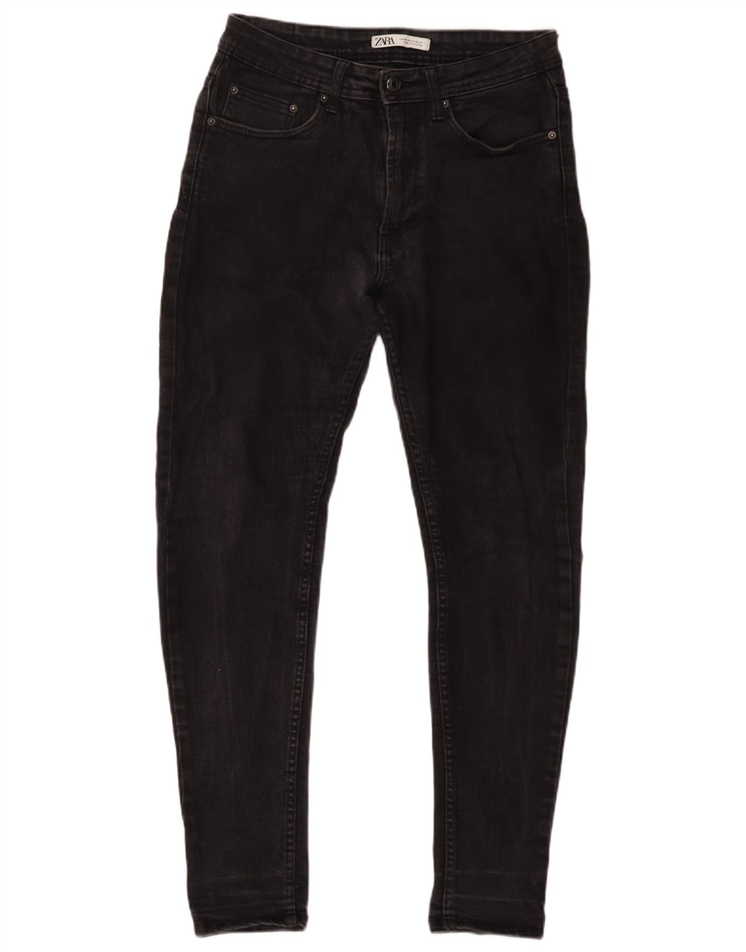 Jeans skinny da uomo Zara EU 40 medio W31 L29 neri
