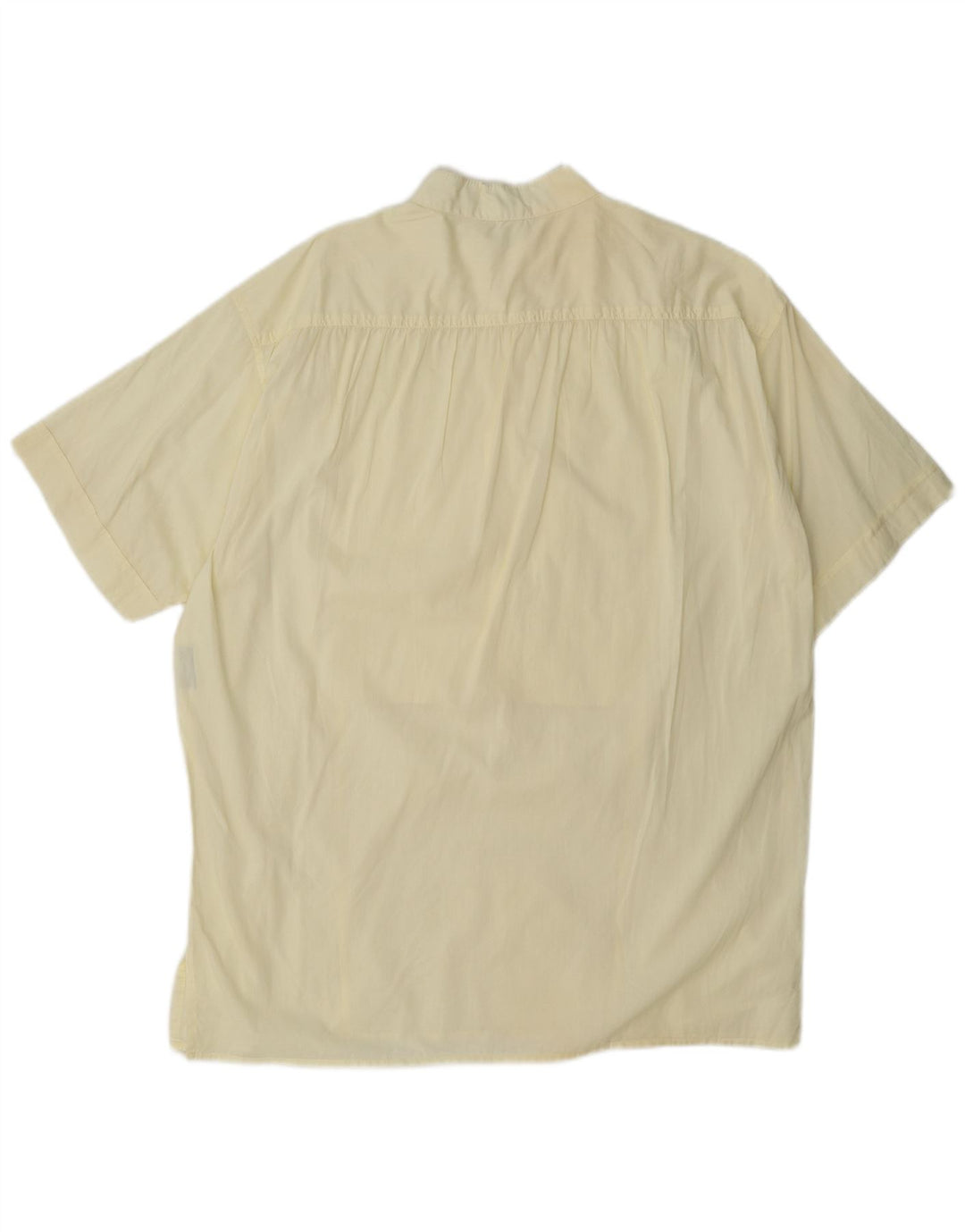 Maglia pullover a maniche corte da uomo Umberto Ginocchietti IT 52 Large gialla