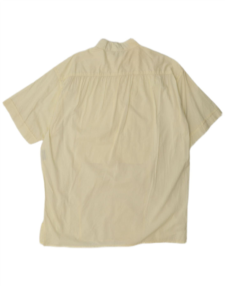 Maglia pullover a maniche corte da uomo Umberto Ginocchietti IT 52 Large gialla