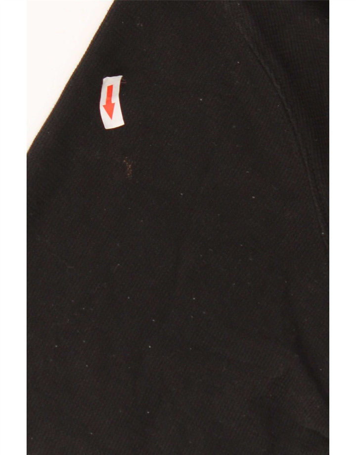 T-shirt da uomo Zara Top grande in poliestere nero