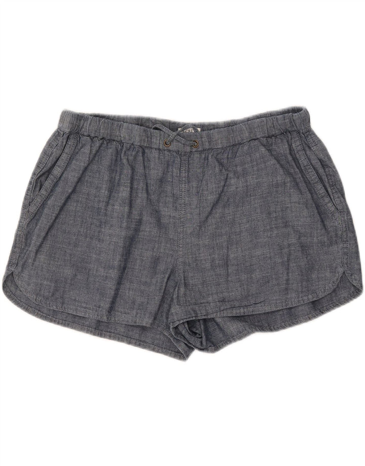 J. CREW Womens Sport Shorts UK 14 Medium Blue Cotton Vintage J. Crew and Second-Hand J. Crew from Messina Hembry 