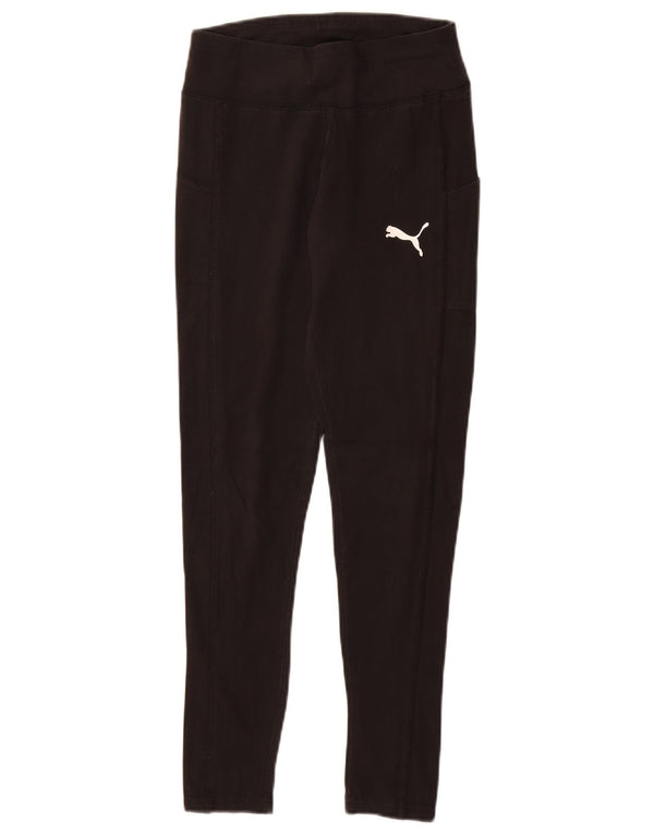 Leggings PUMA da donna UK 8 piccoli in cotone nero