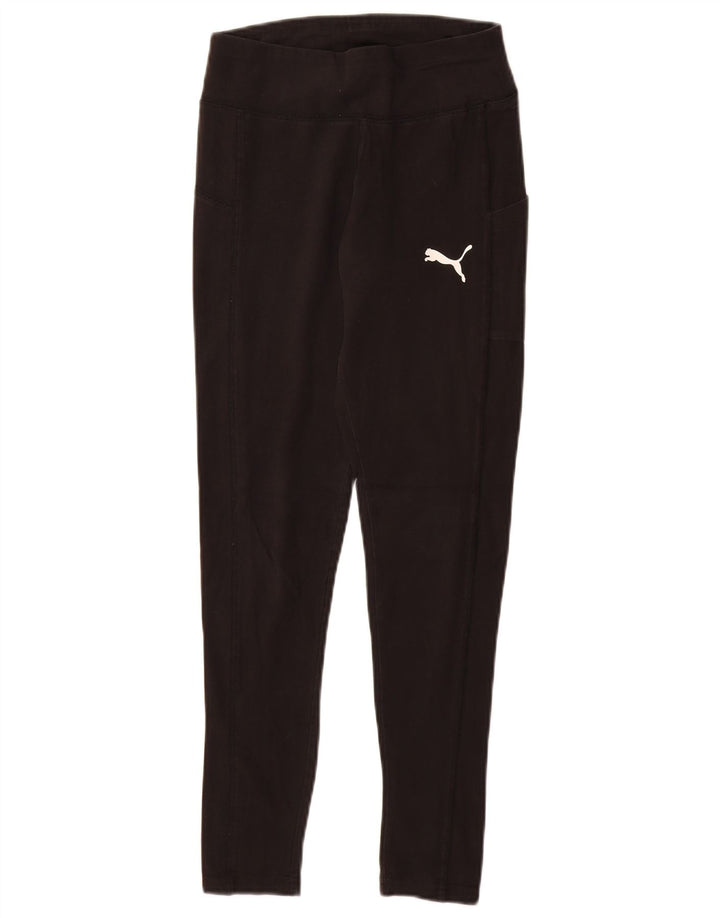 Leggings PUMA da donna UK 8 piccoli in cotone nero