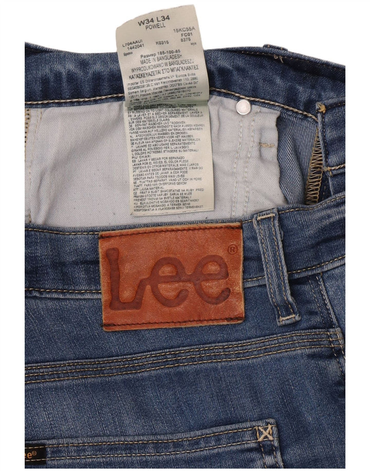 Jeans Lee Powell Slim da uomo W34 L28 cotone blu