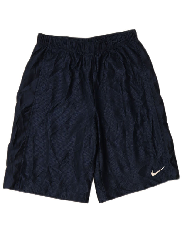 Pantaloncini sportivi da uomo Nike Large in poliestere blu navy