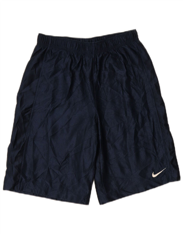 Pantaloncini sportivi da uomo Nike Large in poliestere blu navy