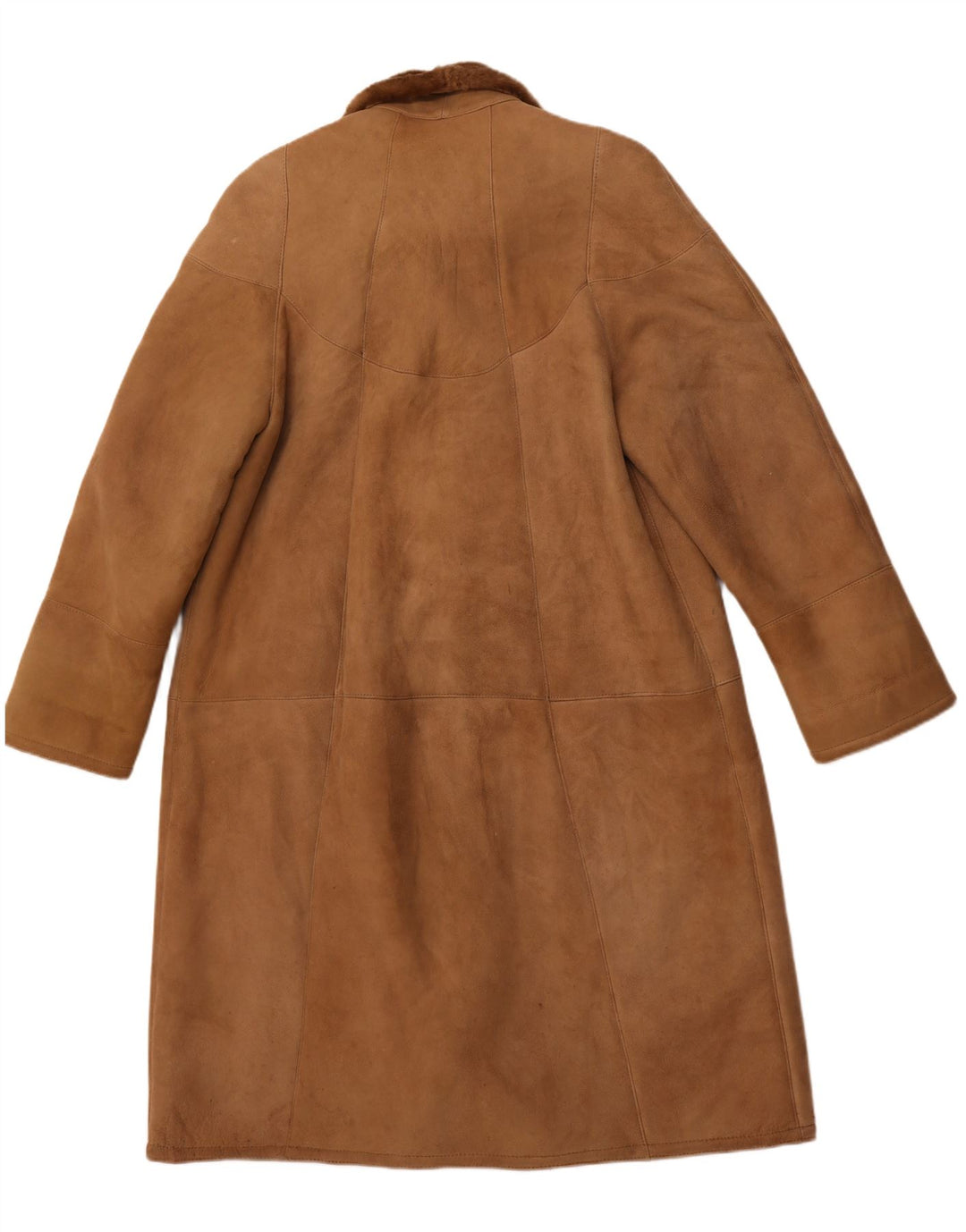 Cappotto in shearling da donna VINTAGE IT 52 2XL Shearling marrone