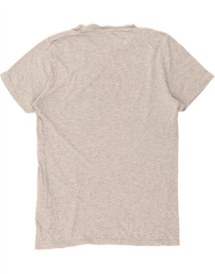 LEVI'S Womens Graphic T-Shirt Top UK 10 Small Grey Cotton Vintage Levi's and Second-Hand Levi's from Messina Hembry 