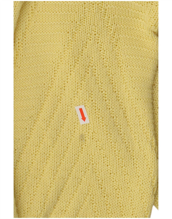 BRIAN SCOTT Maglione da uomo con scollo a V taglia 48 2XL Giallo Argyle/Diamante