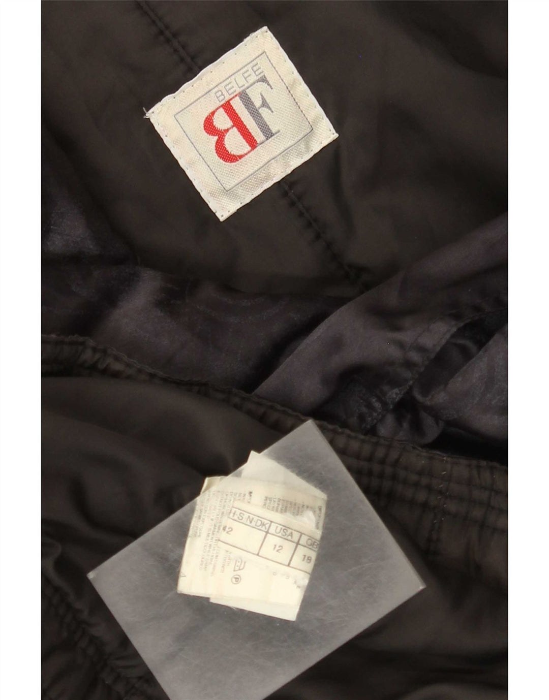 Giacca imbottita oversize da donna Belfe UK 18 XL Nylon blu navy