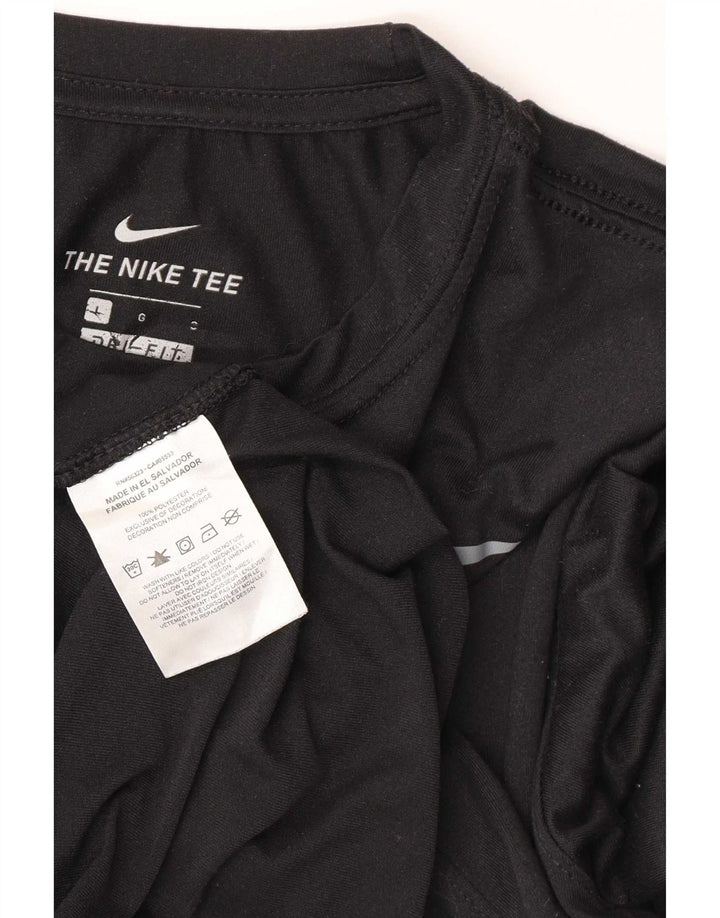 Nike Wildcats Graphic Top da uomo a maniche lunghe grande in poliestere nero