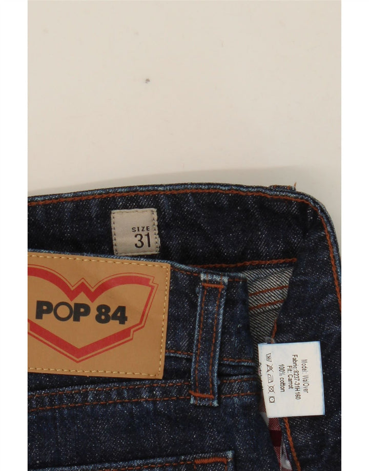 Jeans dritti da uomo POP 84 W31 L26 cotone blu navy