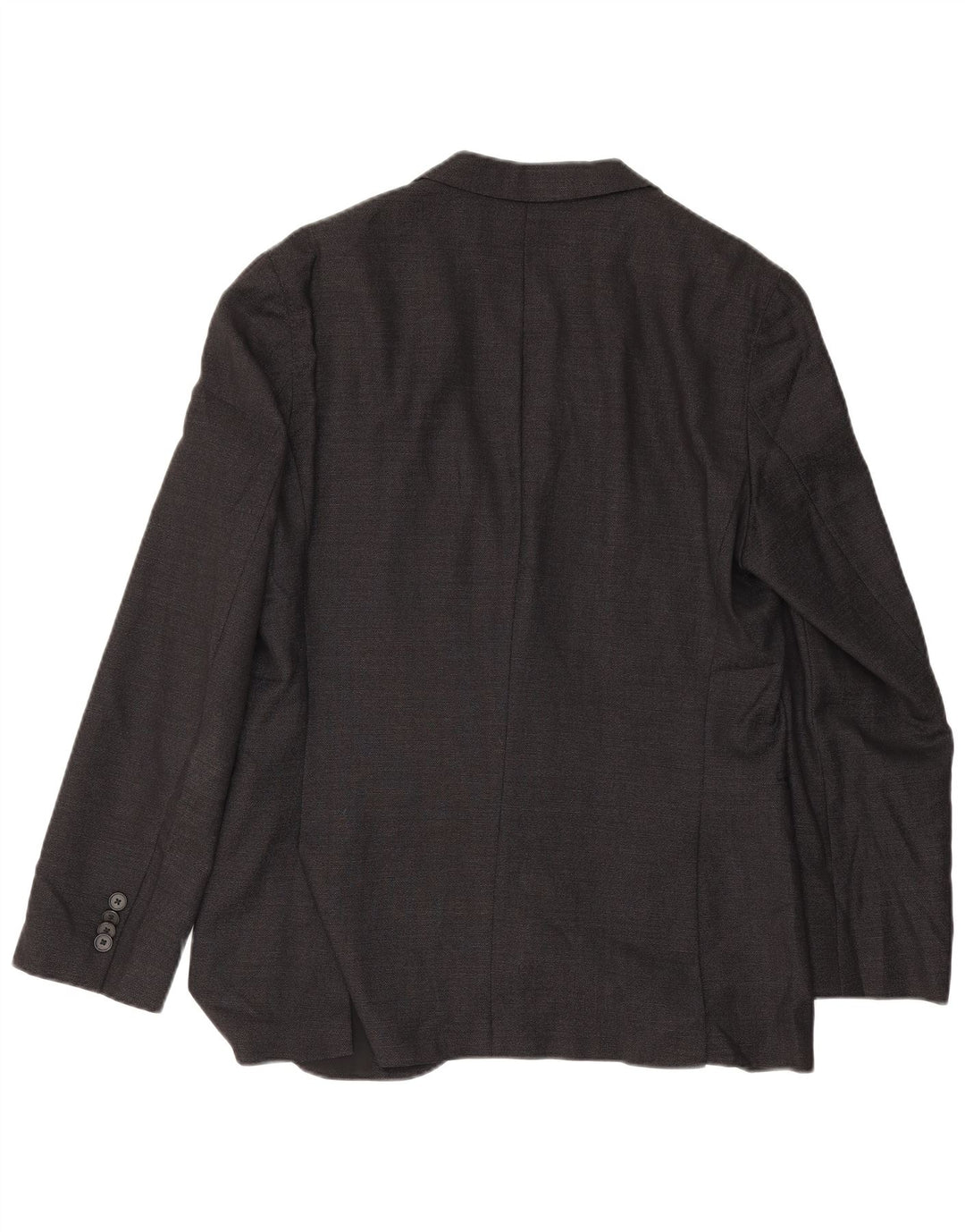 Giacca blazer da uomo a 2 bottoni Hugo Boss UK 50 grande lana vergine nera