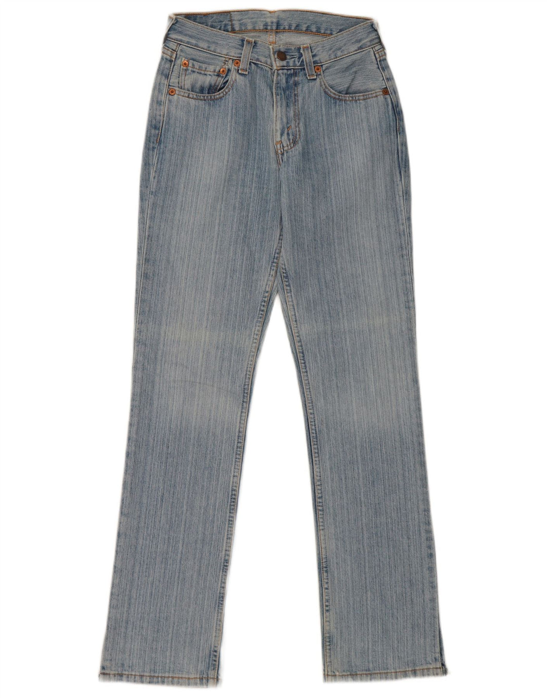 Jeans dritti Levi's 595 da donna W27 L32 cotone blu