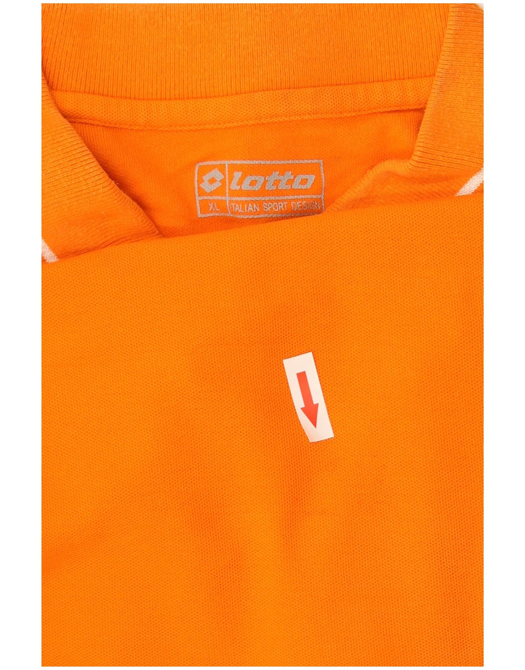 Polo da uomo Lotto XL in cotone arancione