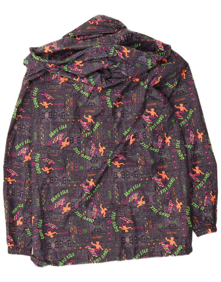 Giacca anorak grafica da uomo vestibilità ampia K-WAY UK 38 media multicolore