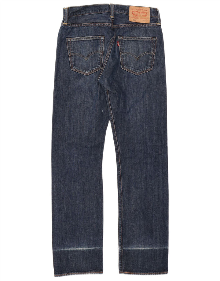 LEVI'S Jeans dritti da uomo 501 W30 L32 cotone blu navy