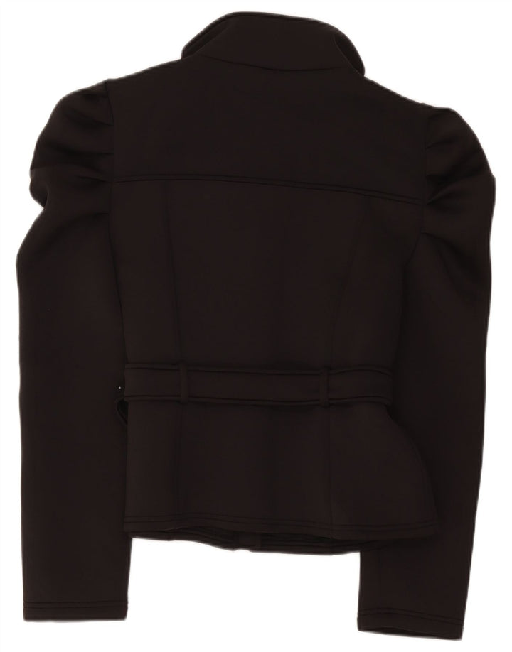 Giubbotto bomber da donna Zara UK 14 grande poliestere nero
