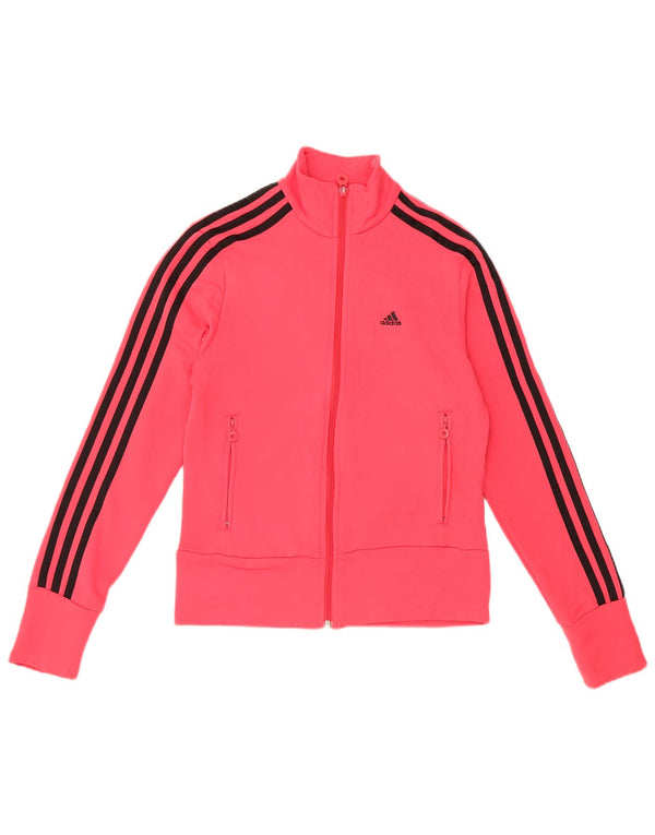 Giacca da tuta da donna ADIDAS UK 10 piccola rosa poliestere