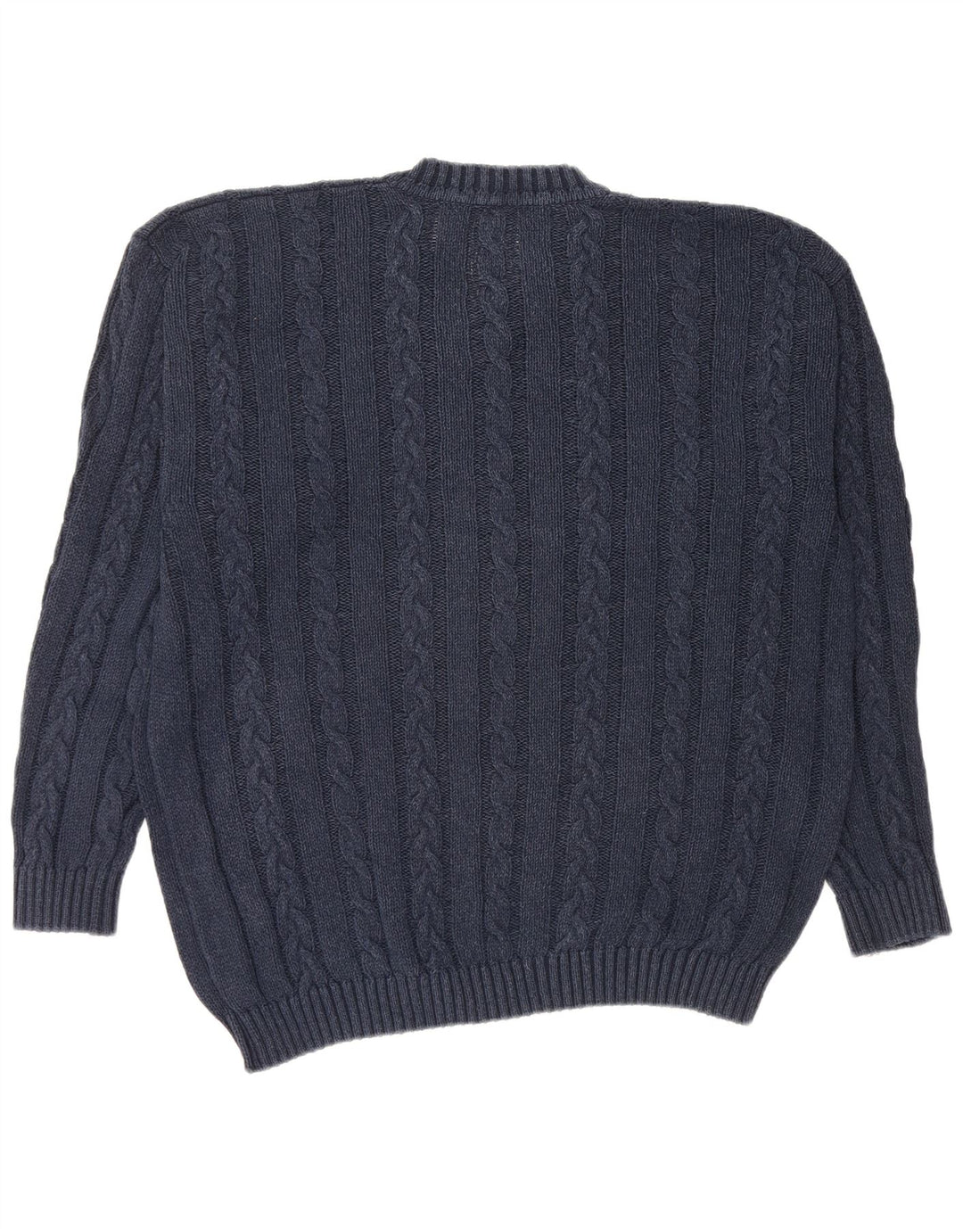 Maglione Jaeger da uomo con scollo a V, grande cotone blu navy