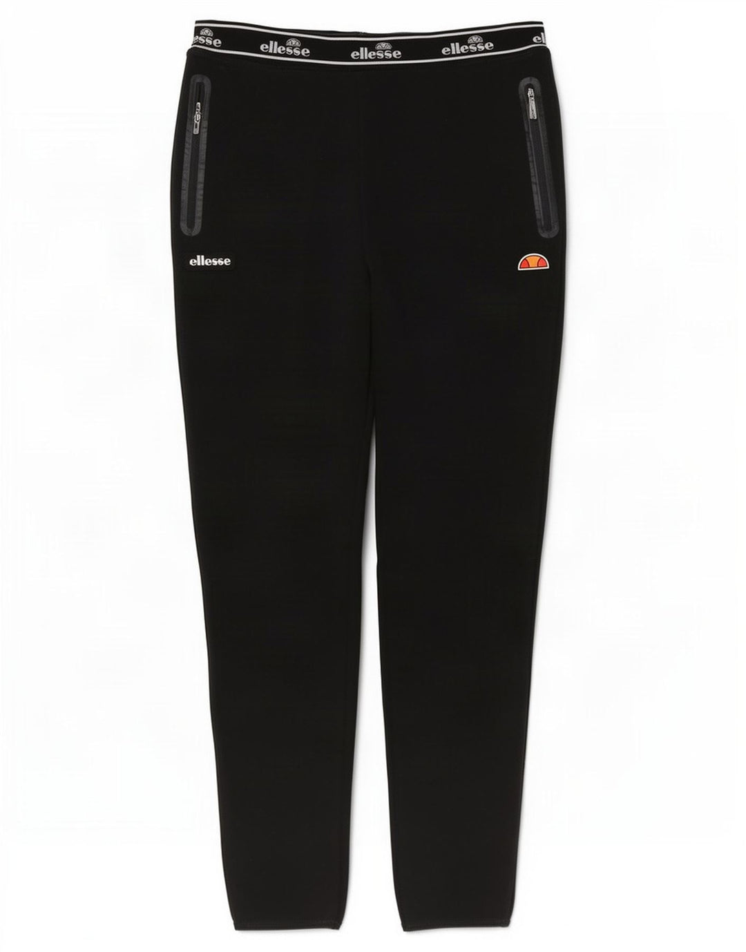 Pantaloni da tuta grafici da uomo Ellesse grandi in cotone nero