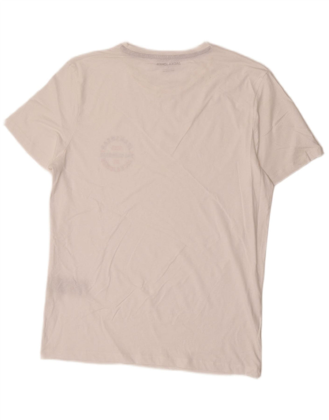 T-shirt da uomo Jack & Jones Top grande in cotone bianco