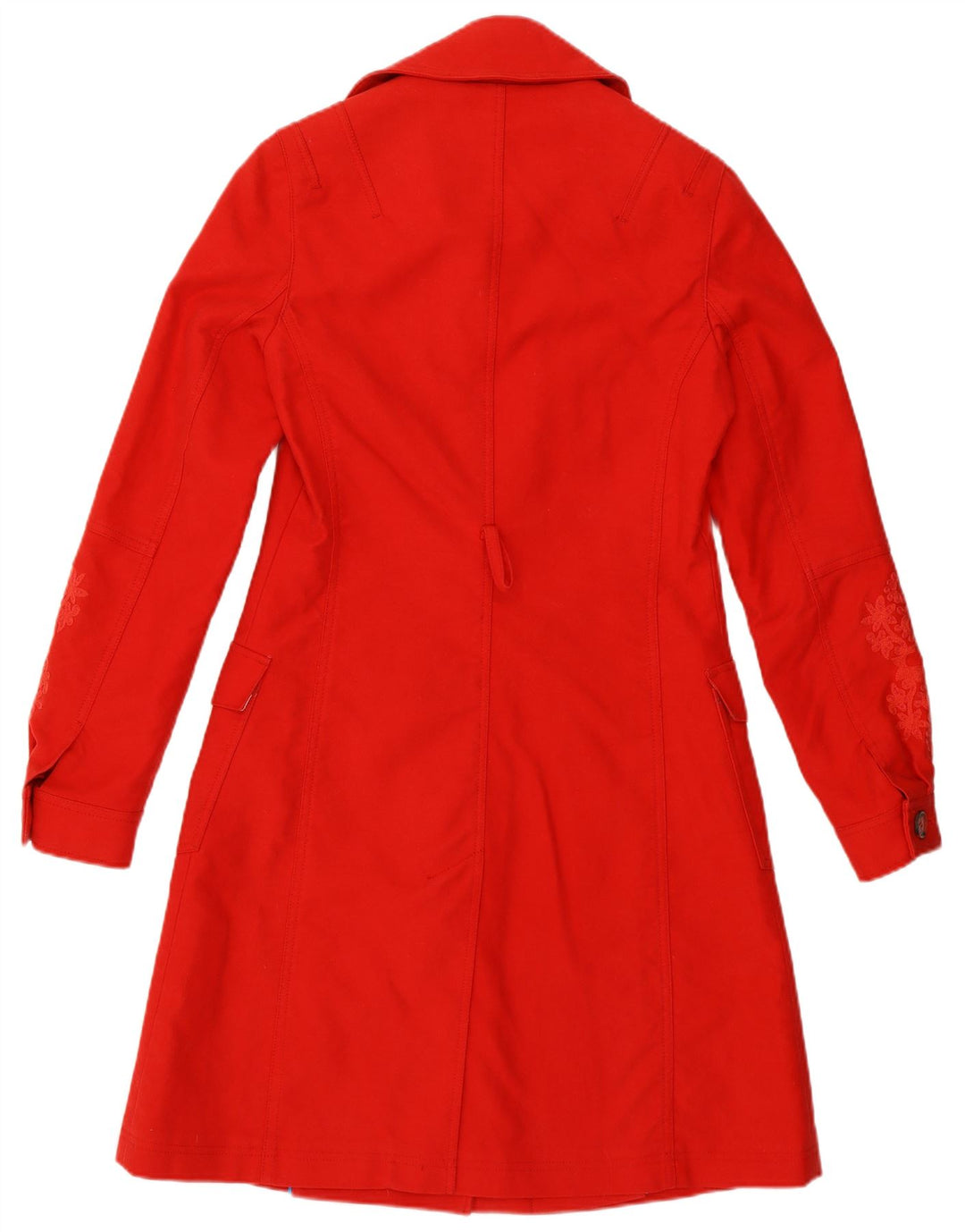 Soprabito da donna con vestibilità regolare fantasia Oilily EU 36 piccolo cotone Paisley rosso