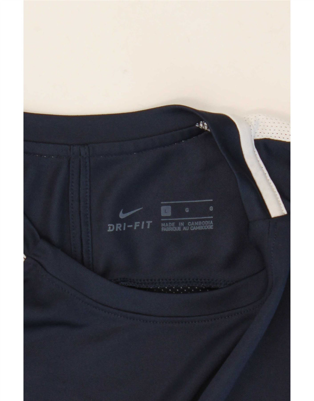 T-shirt Nike Dri Fit da uomo, taglia grande, color block blu navy