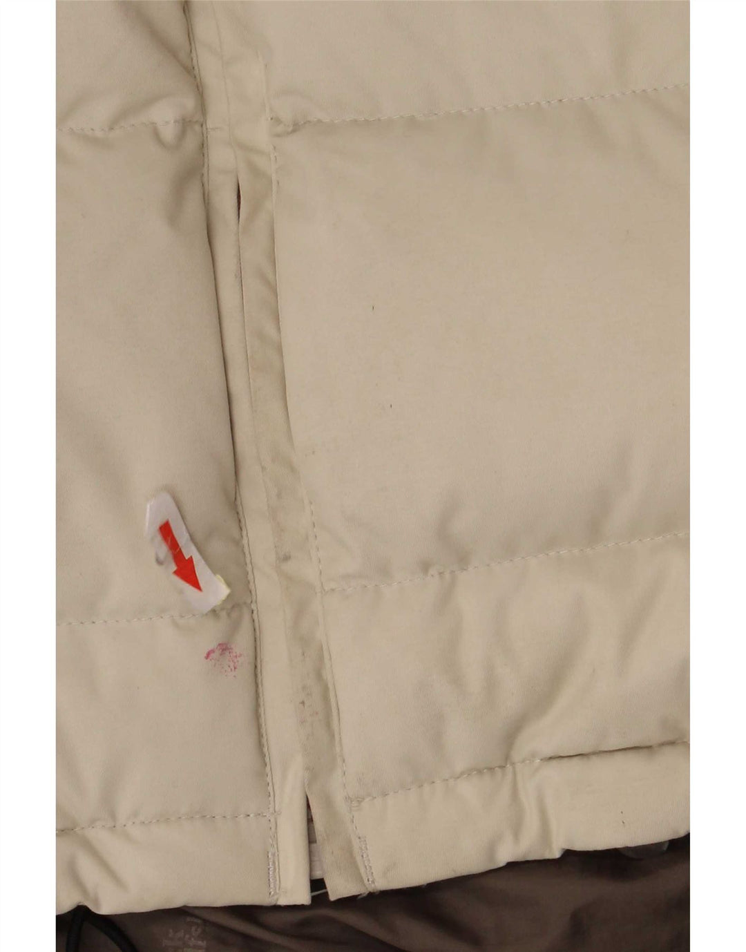Giacca imbottita con cappuccio da donna Jack Wolfskin UK 10 Small Beige Poliammide