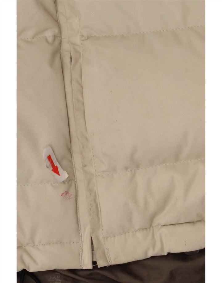 Giacca imbottita con cappuccio da donna Jack Wolfskin UK 10 Small Beige Poliammide