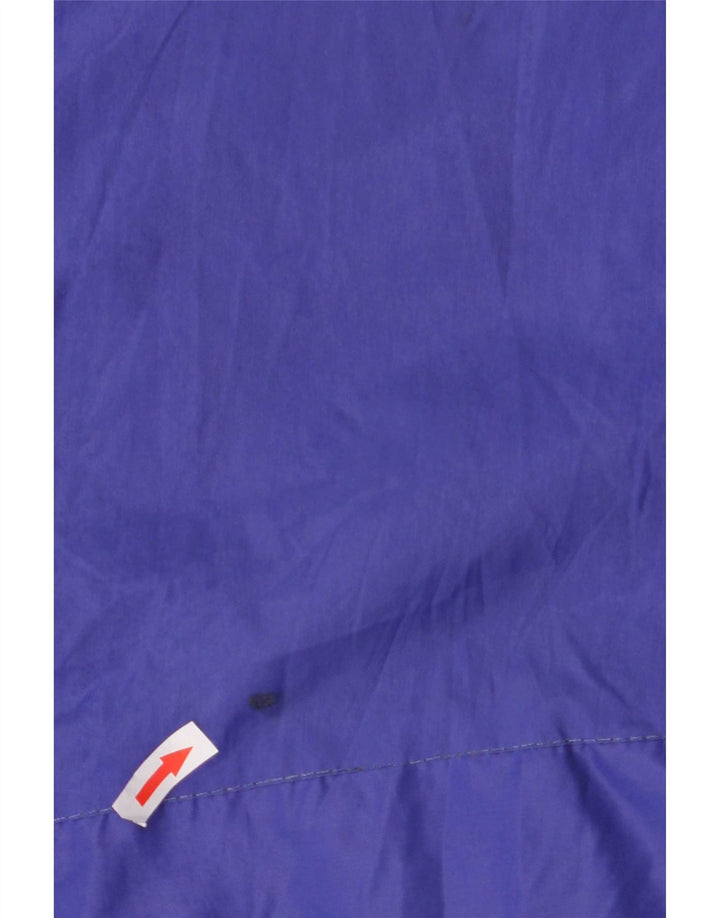 Giacca antipioggia da uomo con cappuccio K-Way UK 42 XL Blu Poliammide