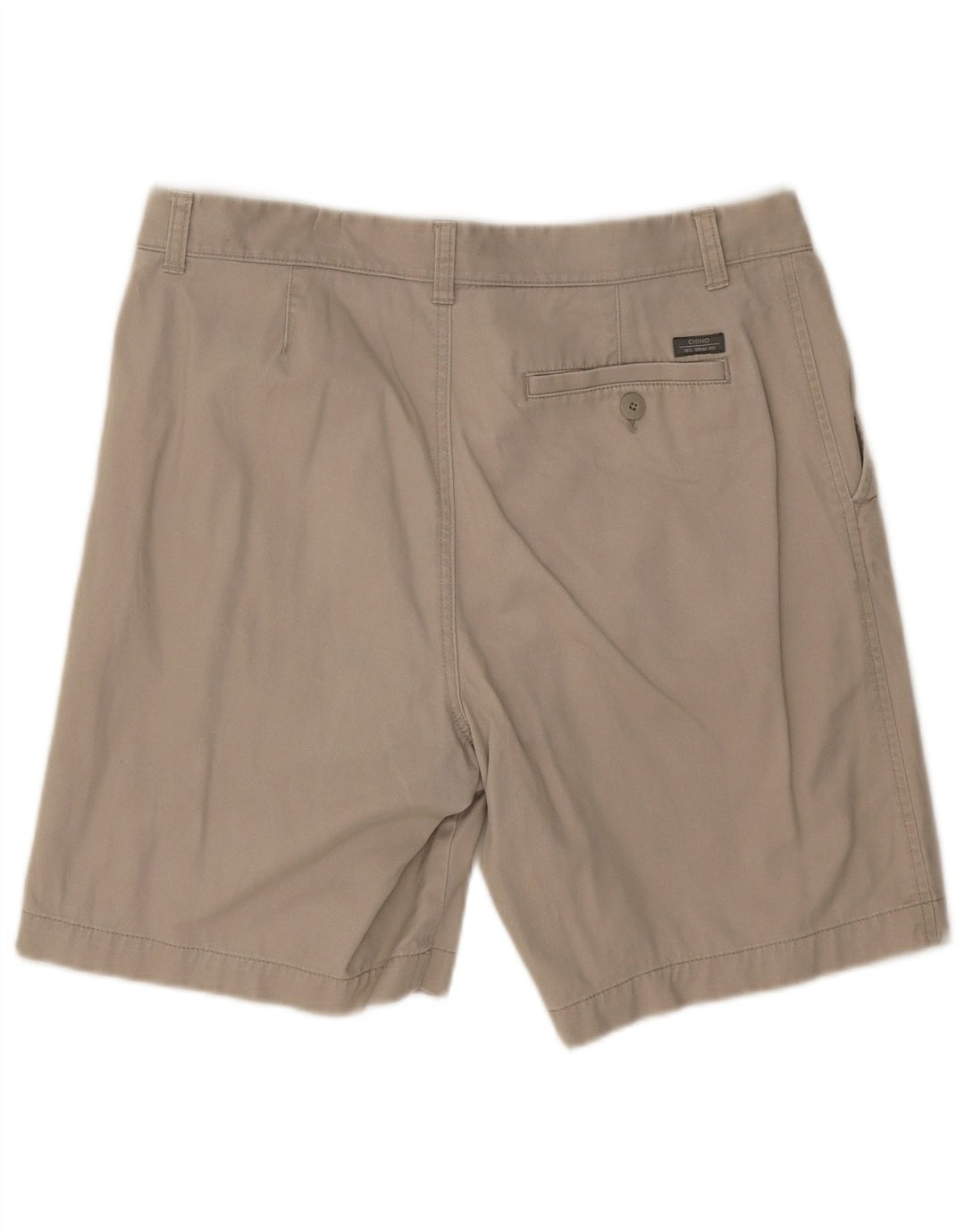 Pantaloncini chino da uomo Marks & Spencer W34 grandi in cotone beige