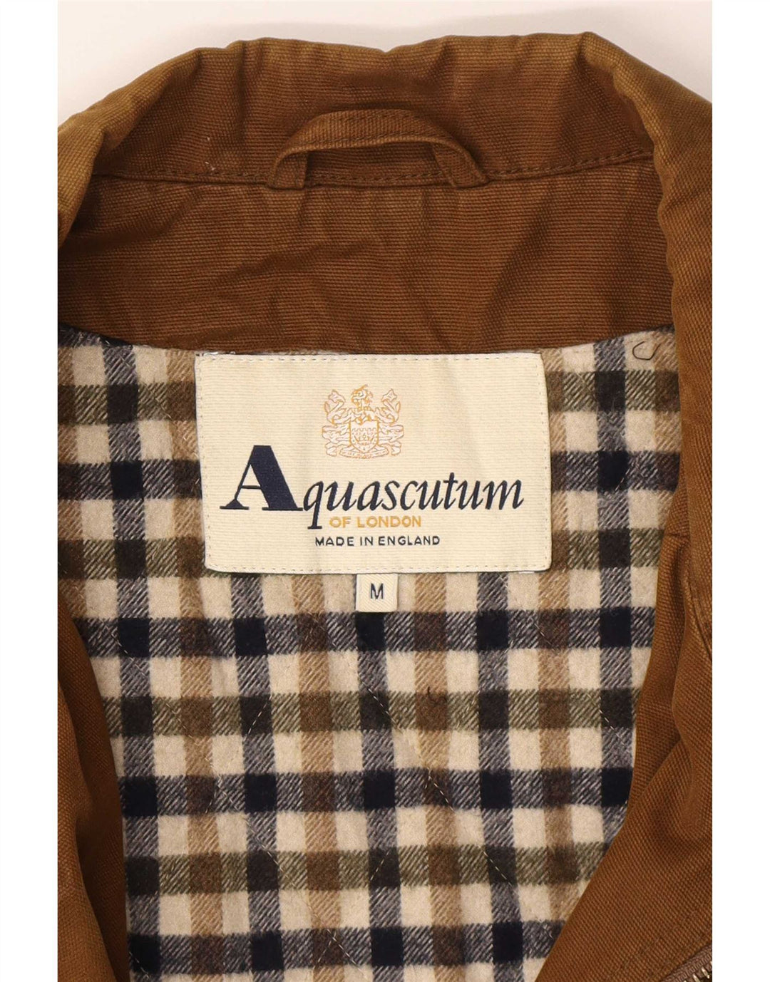Giacca utility da uomo Aquascutum UK 38 Cotone marrone medio