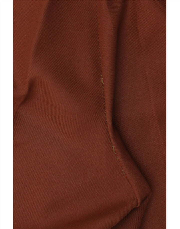 Pantaloni chino dritti da uomo Trevira W32 L29 poliestere marrone