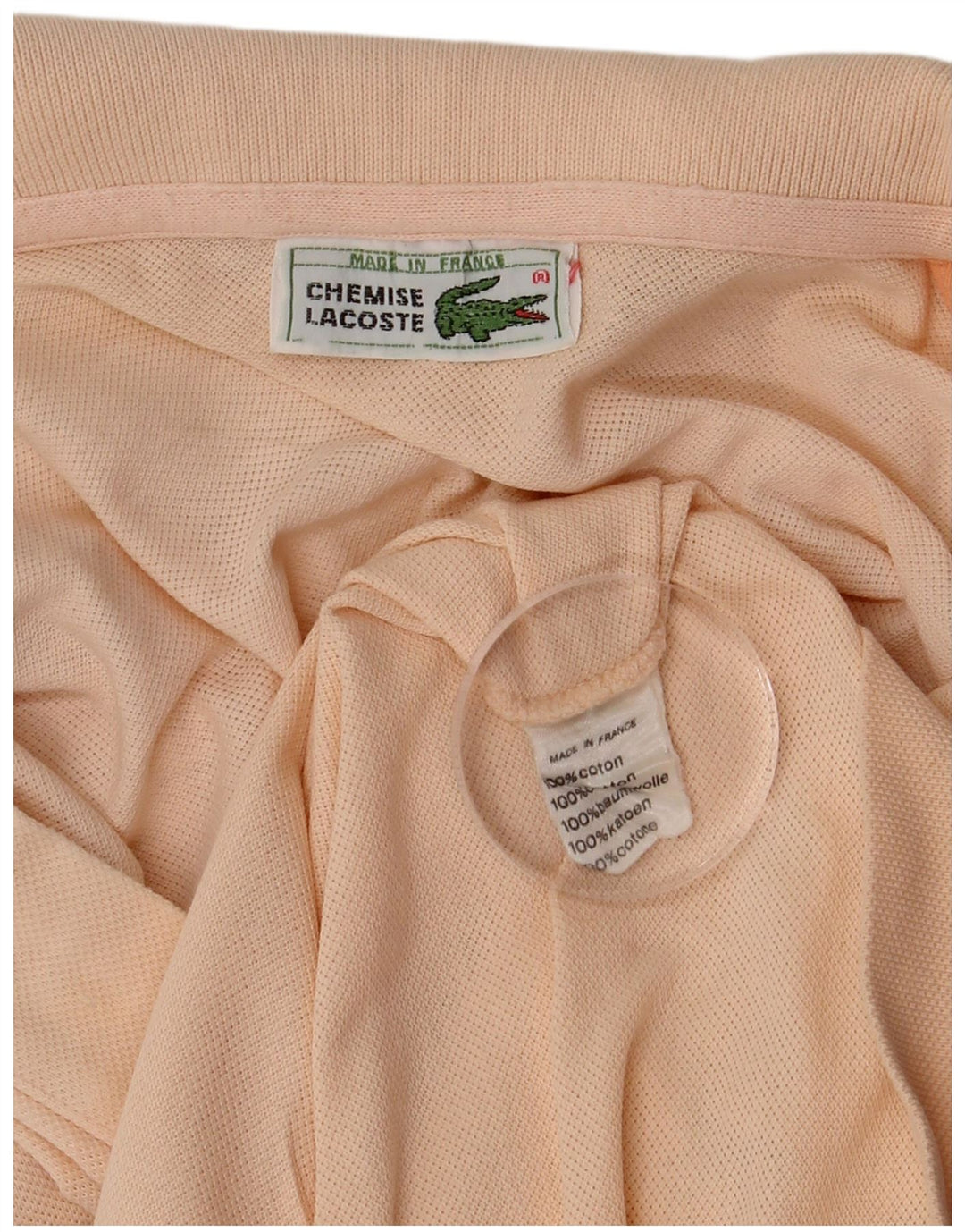 Polo da uomo Lacoste grande in cotone arancione