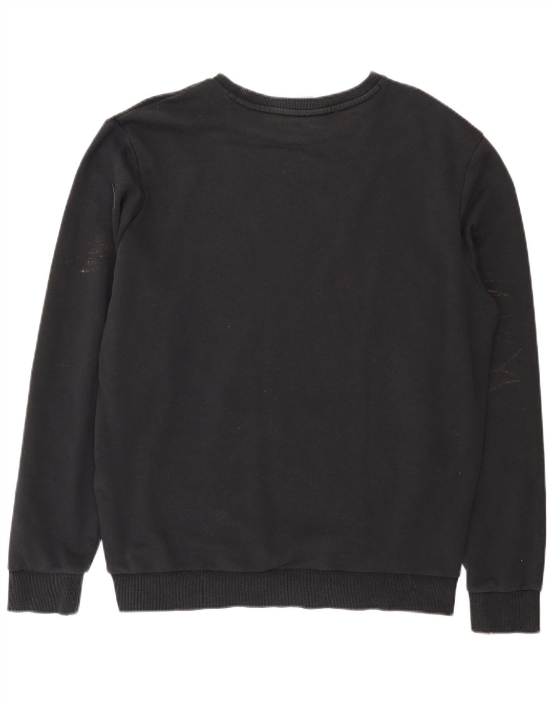 Felpa grafica da uomo Puma Maglione grande in cotone nero
