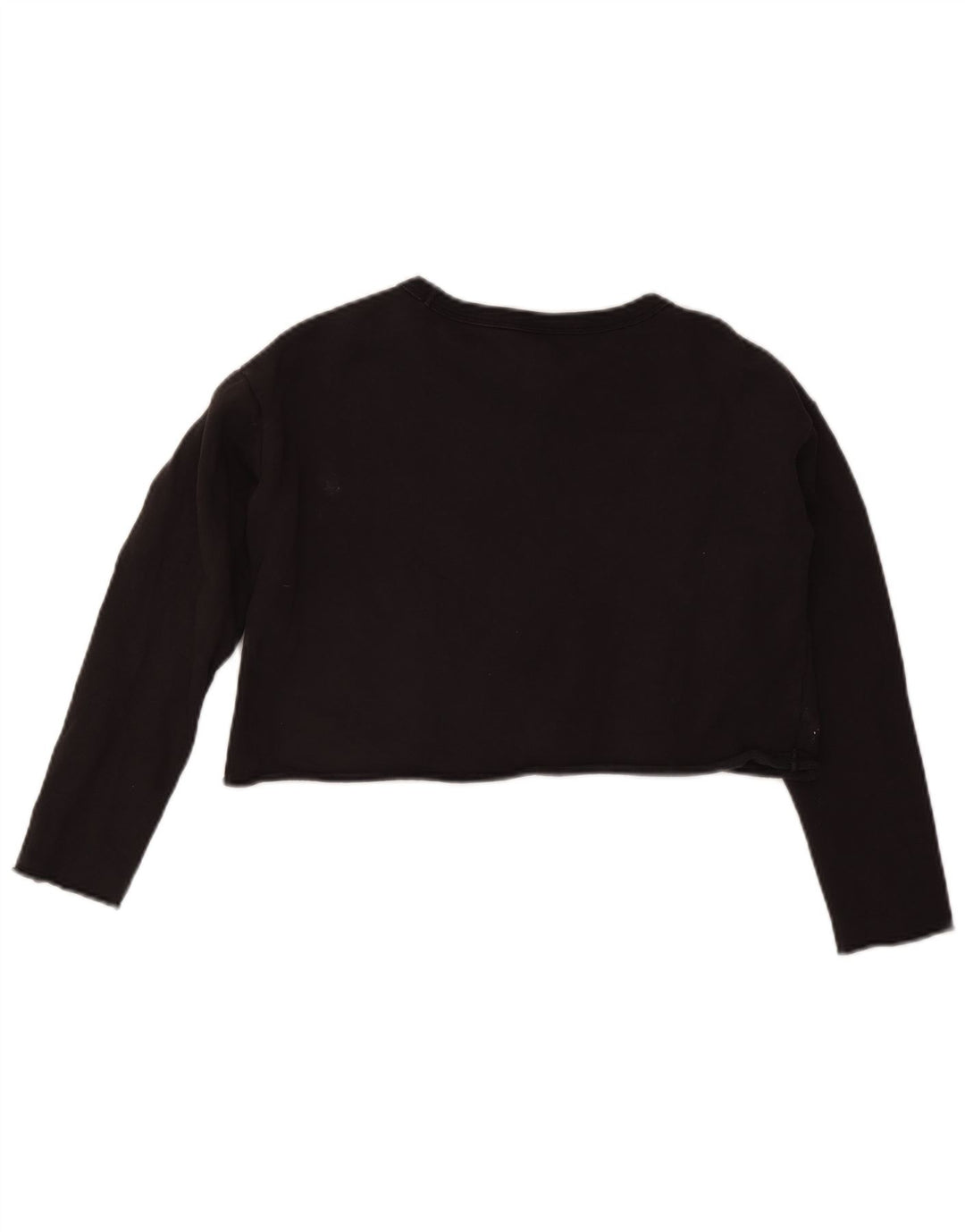 Felpa oversize con grafica corta Champion da donna UK 10 piccola nera