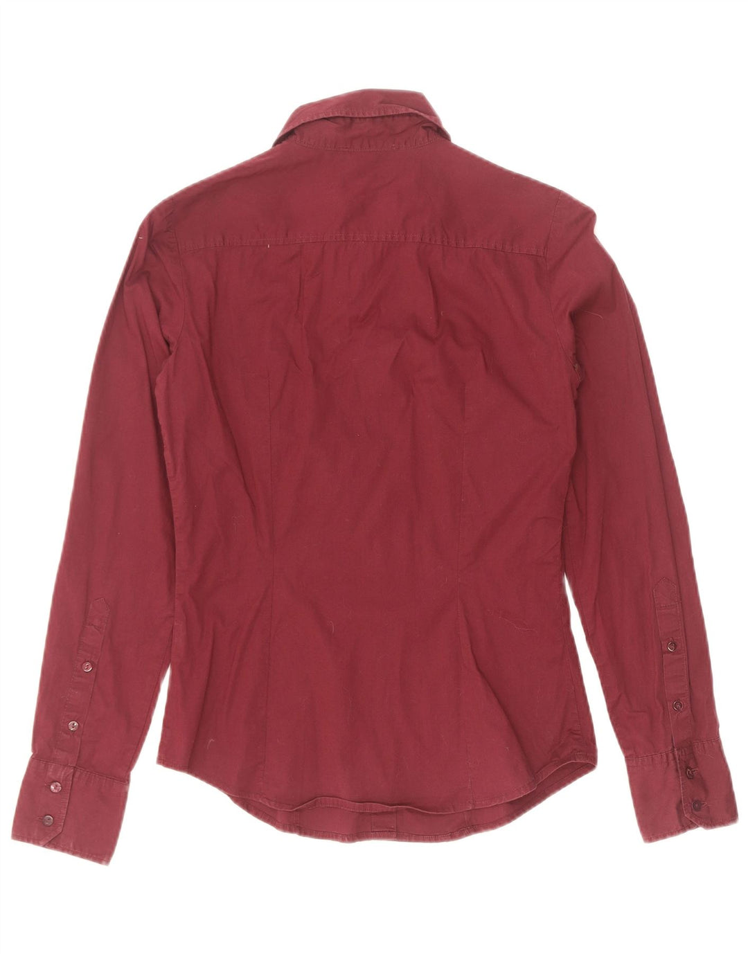 Camicia da donna Gas UK 10 Small Maroon Cotton