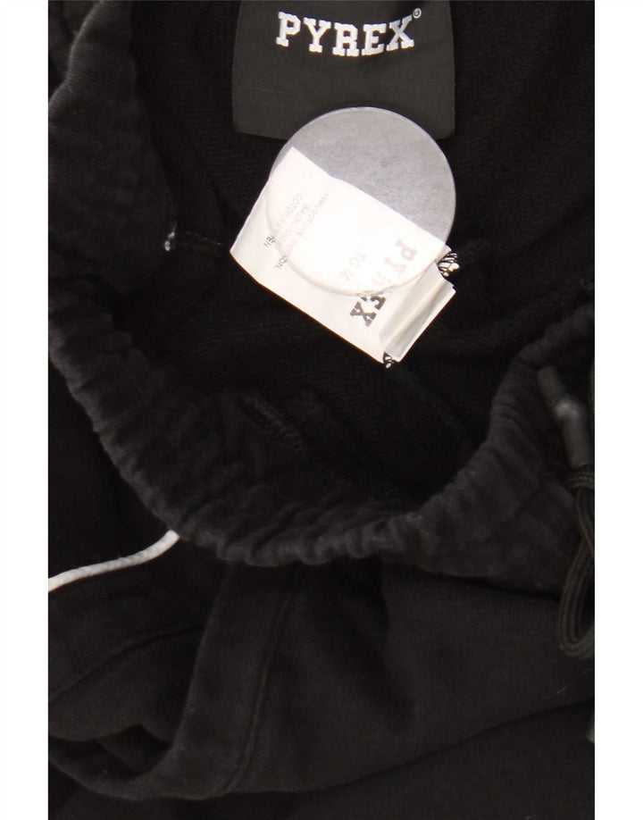 Pantaloni da tuta grafici da uomo Pyrex Joggers cotone medio nero