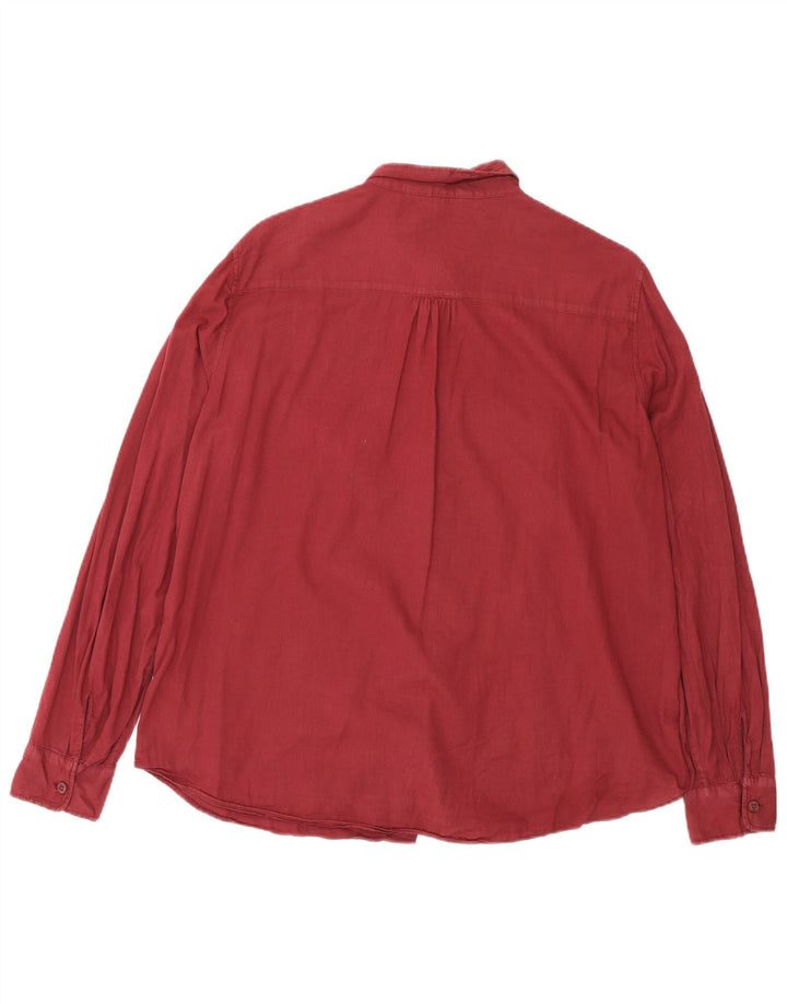 Camicia da donna Massimo Dutti EU 44 XL Cotone bordeaux
