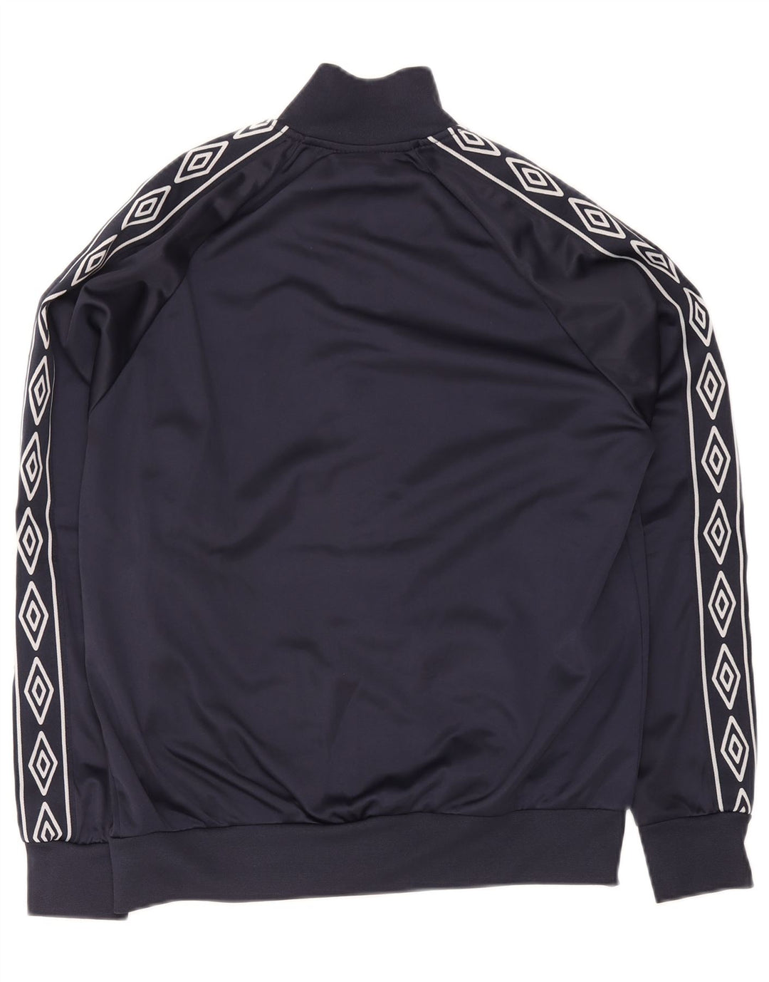 Giacca da ginnastica da uomo Umbro in poliestere geometrico medio blu navy
