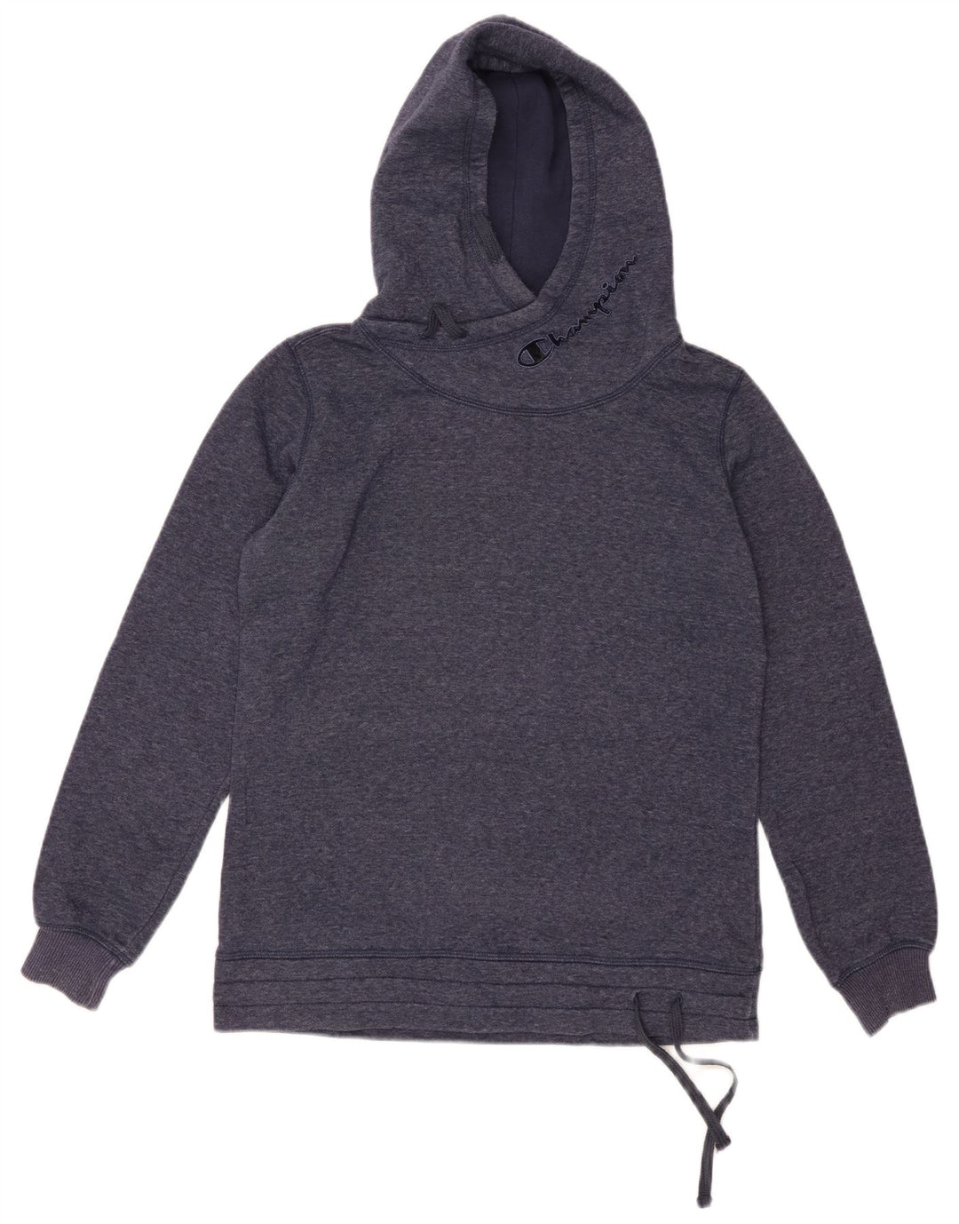 Maglione con cappuccio grafico da donna CHAMPION UK 16 Large Blu Navy