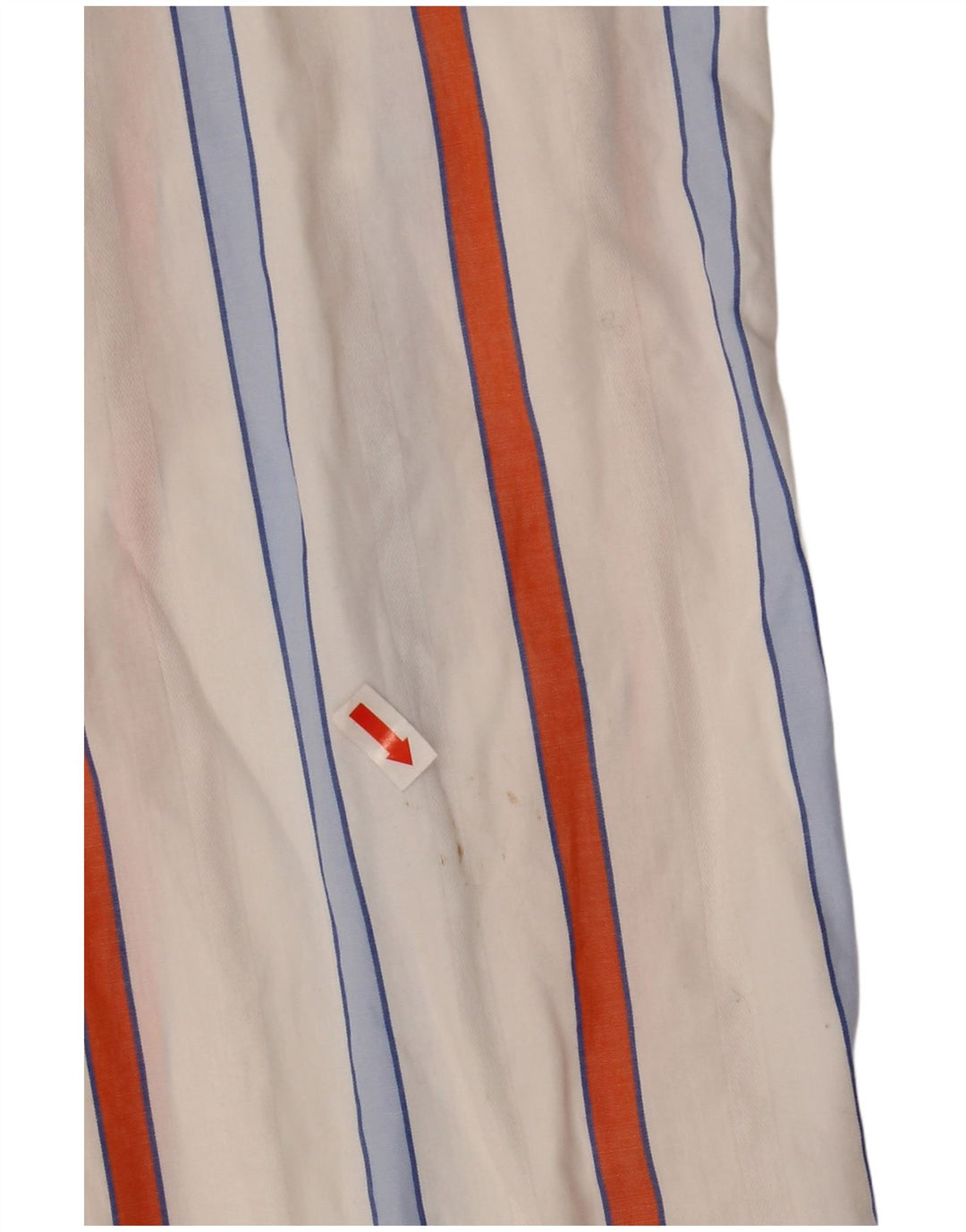 ENRICO COVERI Camicia a maniche corte da uomo taglia 42 a righe bianche grandi