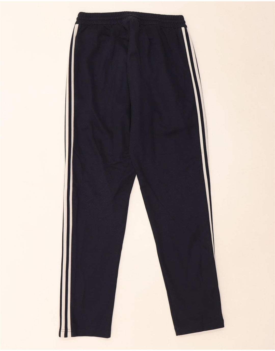 Pantaloni della tuta da donna Adidas UK 14 cotone blu navy medio