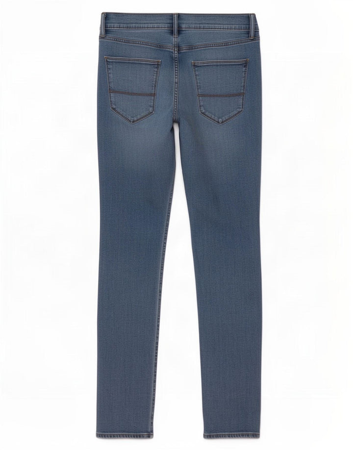 Jeans slim da uomo Marks & Spencer W34 L33 cotone blu