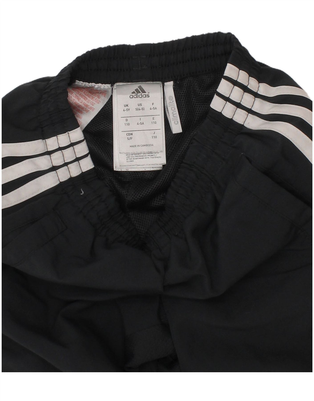 Pantaloni da tuta Adidas Climalite da ragazzo, pantaloni da jogging, 4-5 anni, poliestere grigio