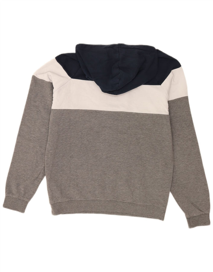 Felpa con cappuccio da uomo con vestibilità regolare grafica Admiral, grande color grigio