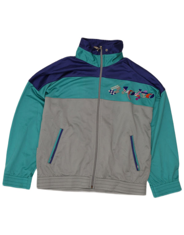 Giacca da tuta da ragazzo Lotto 11-12 anni XL Turchese Colourblock Sports
