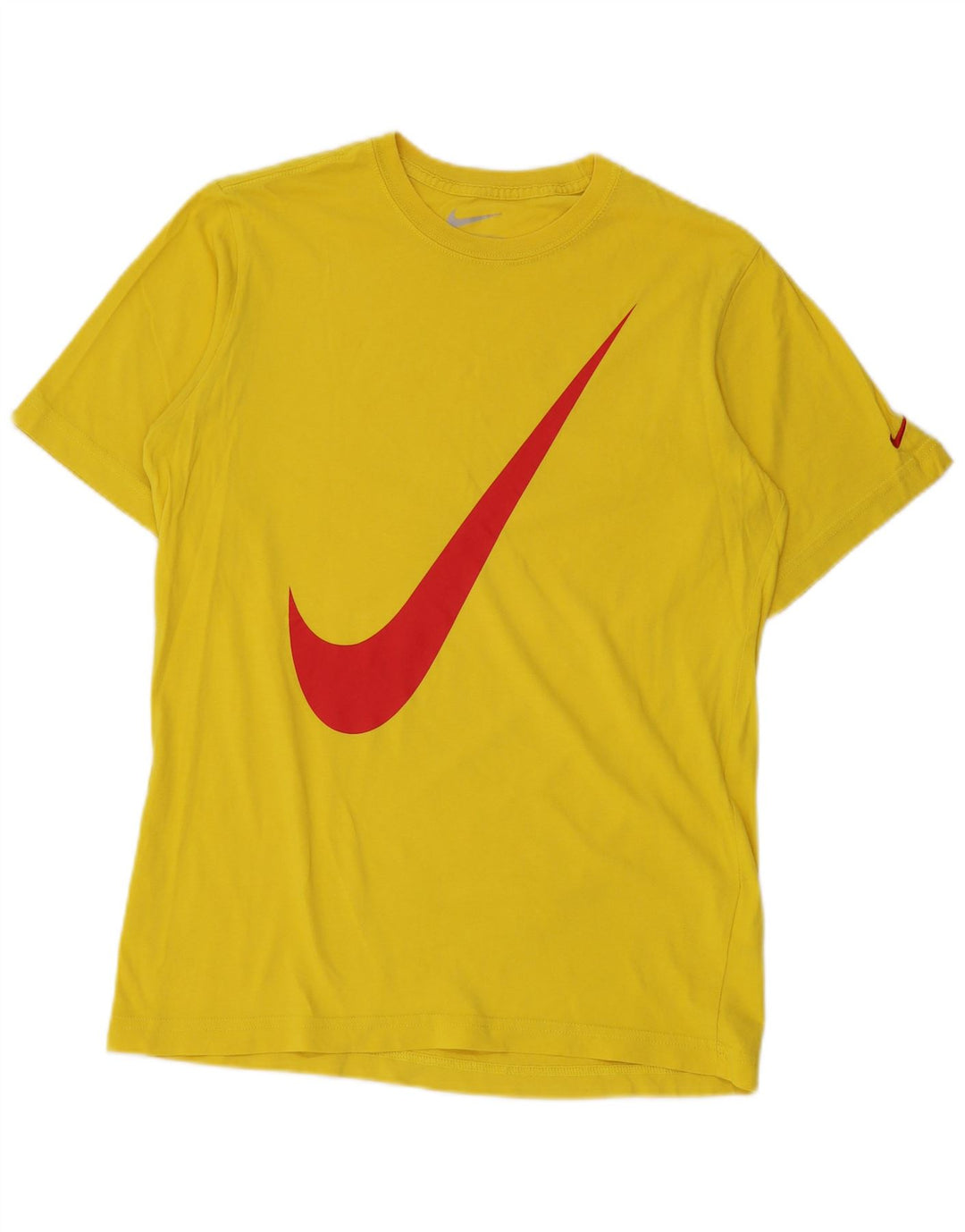 T-shirt grafica NIKE da bambino 13-14 anni XL in cotone giallo