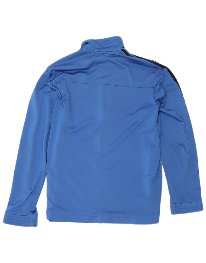 Giacca da tuta grafica da uomo Adidas UK 44/46 grande poliestere blu